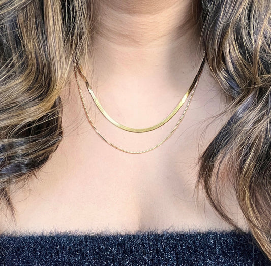 Double Layered Snake Necklace