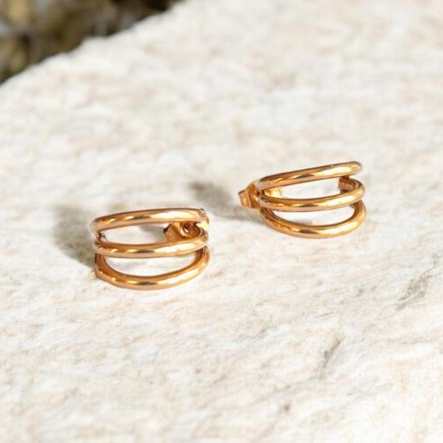 Kyla Gold Hoop Earrings