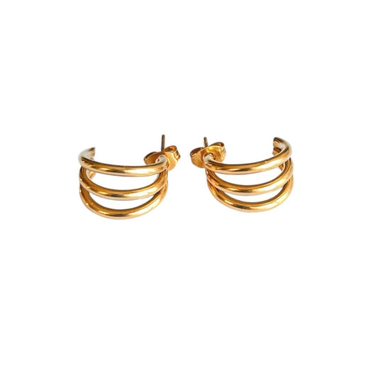 Kyla Gold Hoop Earrings