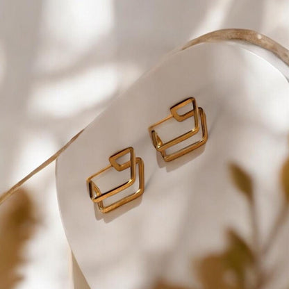 Mandy Gold Hoop Earrings